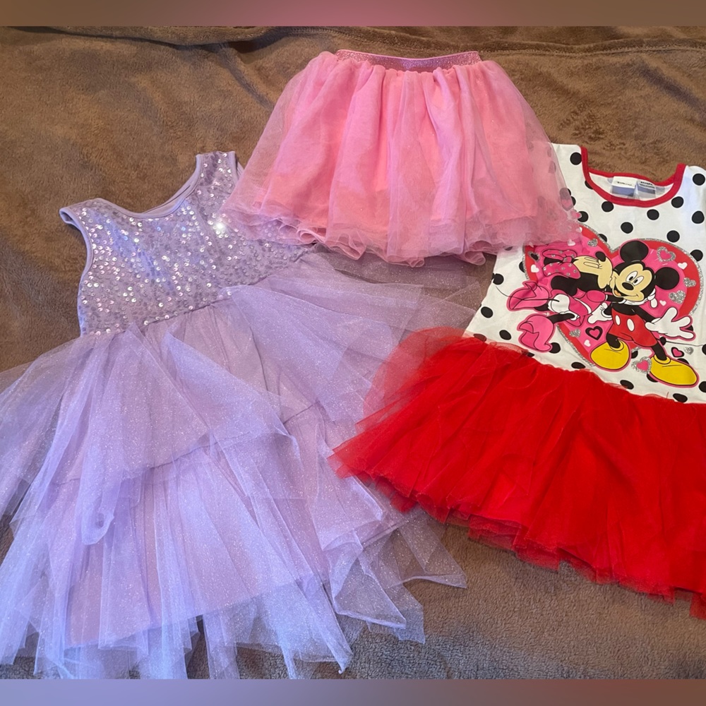 Tutu dress and skirt bundle
